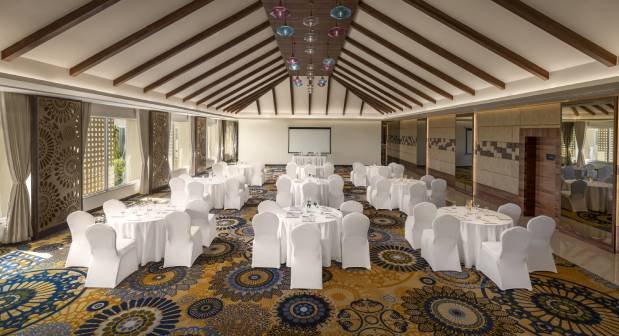 Milan banquet hall at Hawthorn Suites Dwarka