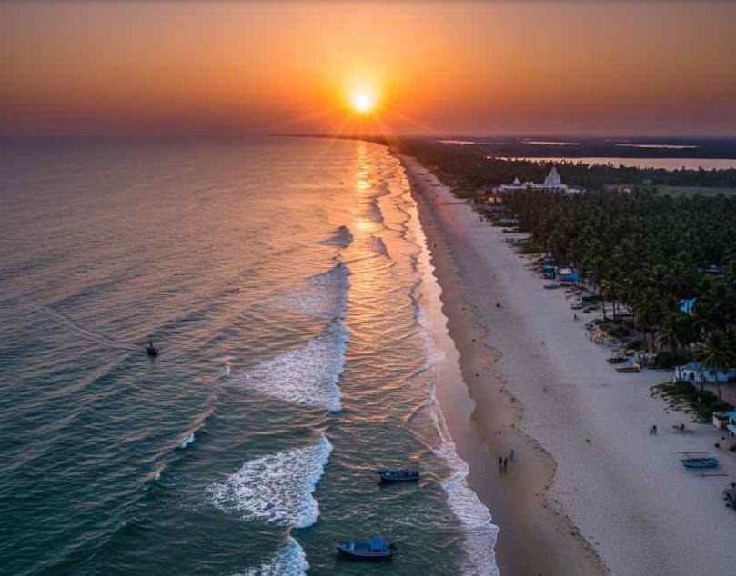 Shivrajpur Beach near Dwarka